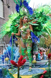 imagen reina del carnaval en el caribe