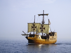 imagen vieja nave de batalla