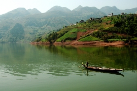 imagen pescador en yangtze china