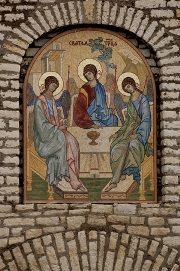 imagen mosaico la santisima trinidad