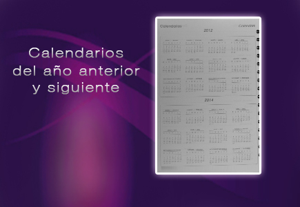 calendario anual agenda diaria