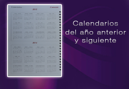 calendario anual agenda ejecutiva