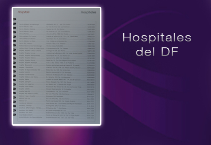 agenda con directorio de hospitales