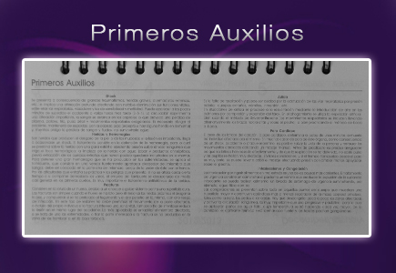 contenido primeros auxilios agenda inglesa