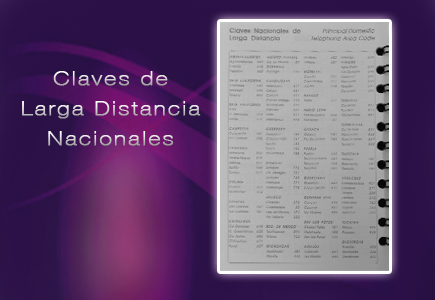 contenido claves larga distancia agenda