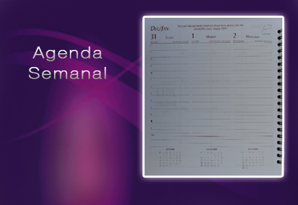 agenda motivacional semanal